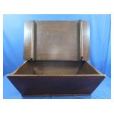 Large Wooden Box w/lid&handles