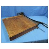 Vintage Paper Cutter 16x16"