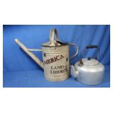 Decorative Metal Watering Can 15.5"&Large Metal
