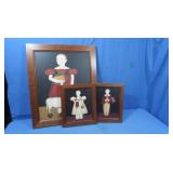 3 Framed Mary Beth Baxter paintings