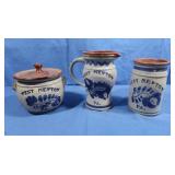 Set of Pottery(Stoneware) pieces from 1989