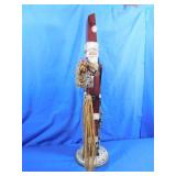 Wooden Santa Statue