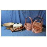 Strainer,Cloth Basktets,Serving Bowl w/lid