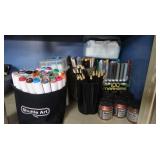 Contents of Shelf-Artists Pens,Colored