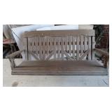 Wooden Porch Swing-54"L