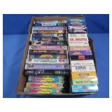 VHS Tapes,Monsters Inc,Dr. Doolittle,Cats&More