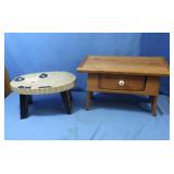 Wooden Step Stool&Handpainted Small Wooden Stool