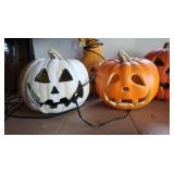 Fall Dï¿½cor-lighted Pumpkins