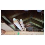 Contents of Rafters incl. 1x3x8" Boards