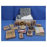Box of Ink Pad Stamps