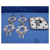 McKenzie Child Country Check Plate & 4 Tree