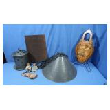 Punched Tin Hanging Lamp,works, Metal Electric