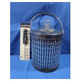 Vtg. Hollywood Regency Style Ice Bucket & Ice