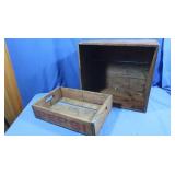 Wooden "Dupont" Box 18x19.5x11.25"&PepsiCola
