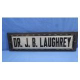 Vintage Metal&Wood Sign