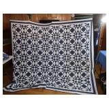 Machine Stitched Quilt 105x93"