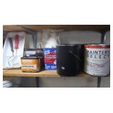 Shelf Contents-Lawn&Garden Batteries,Paint&more