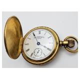 Vintage Sears 17 Jewels Pocket Watch, Runs