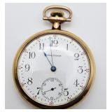 1918 Antique American Waltham Pocket Watch, Runs,