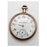 1924 Antique Hampton Watch, Runs, 17 Jewels,