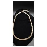 Antique 9-10kr Victorian Book Chain, 19", 15.5gr