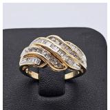 10K Diamond Ring, 4.7gr Gross Weight, Approx 1ct