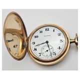1917 Waltham Pocket Watch Runs, 14k Gold Filled,