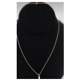 14k Opal Necklace 1.5gr