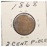 1868 2-cent Piece