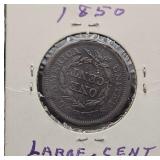 1850 Large Cent