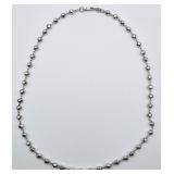 NEW Sterling Bead Chain, 18", 15.2gr