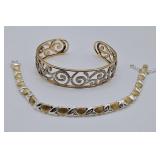 2 Sterling Bracelets 30gr TW