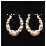 14k Hoop Earrings, 4gr