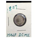1857 Half Dime