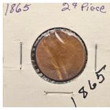 1865 2-cent Piece