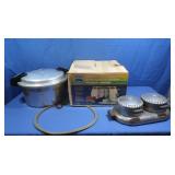 Pressure Canner&Vintage Pizzelle Maker,no plug