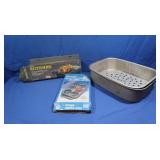 Alum. Roaster, Sports Muffin Pan&Grill Rotisserie