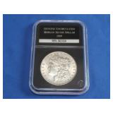 1889 Unc. Morgan Silver Dollar-90%