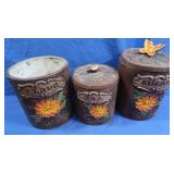 Vintage Treasure Craft Kitchen 3Pc Caister Set(1