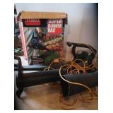 Toro Blower Vac w/attachments,collection Bag