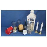 Decorative Lantern w/Flameless LED Candle,Candle