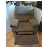 Upholstered,Overstuffed Recliner(worn,needs