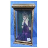 16" Porcelain Doll s/Swarovski Necklace&Earrings