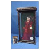 16" Porcelain Doll s/Swarovski Necklace&Earrings