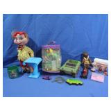 Vintage Clown Doll,Tonka Rough Rider&more