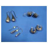 Sterling Earrings some w/Stones