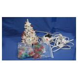 Vintage Ceramic Chfristmas Tree w/Replacement