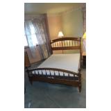 Bed Frame w/Wooden Headboard&Footboard,Frame