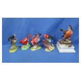 Small Ceramic Bird Statues