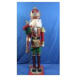 32" Tall Wooden Nutcracker